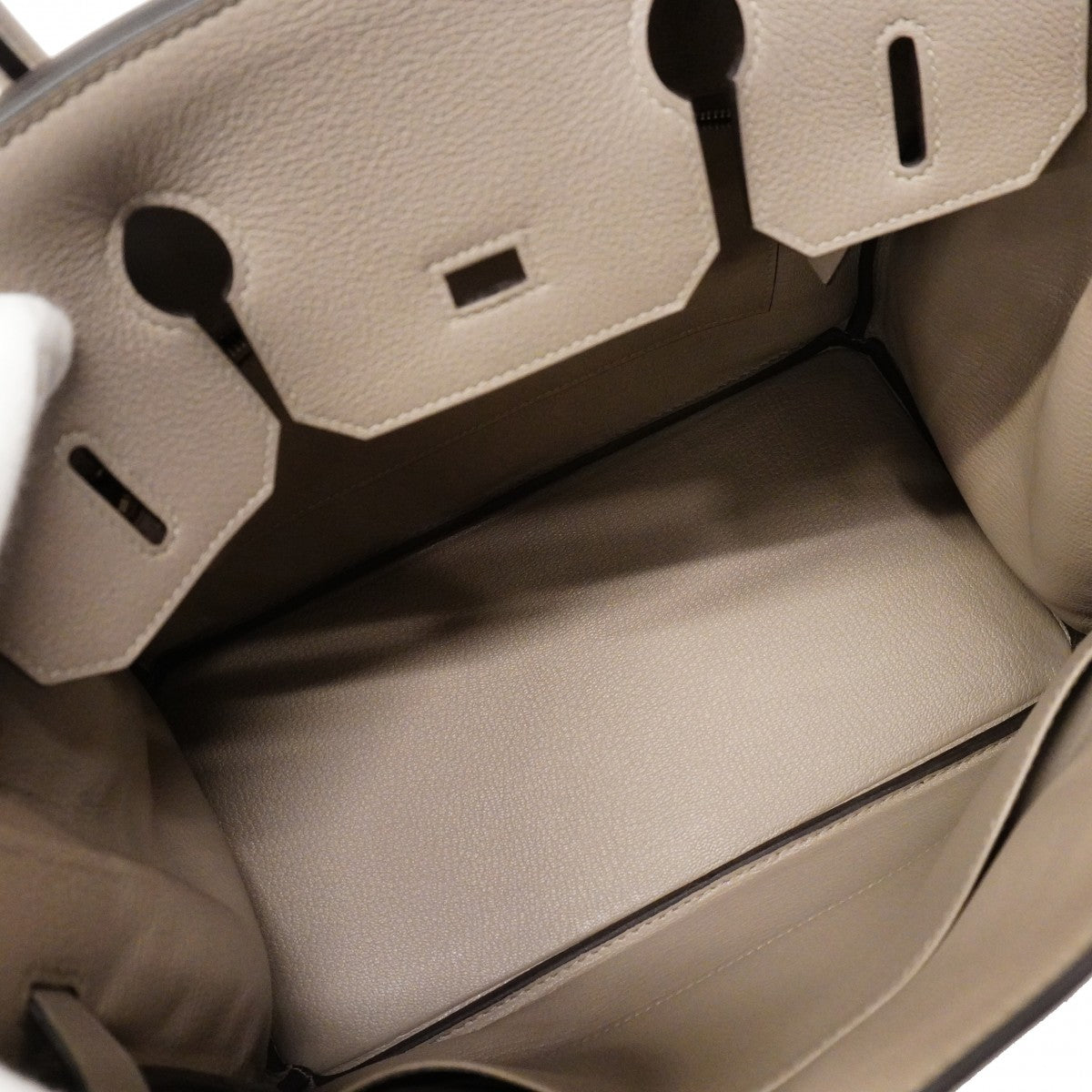 ★最終価格★SALE【6cd4985-g】エルメス ハンドバッグ バーキン30 エバーカラー トゥルティエールグレー シルバー金具 Z刻印【中古】レディース