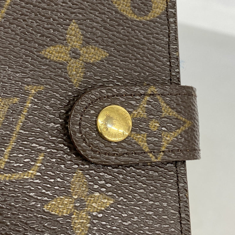 ★SALE【6cd5029】ルイヴィトン 手帳カバー モノグラム アジェンダPM R20005 ブラウン【中古】メンズ レディース ユニセックス