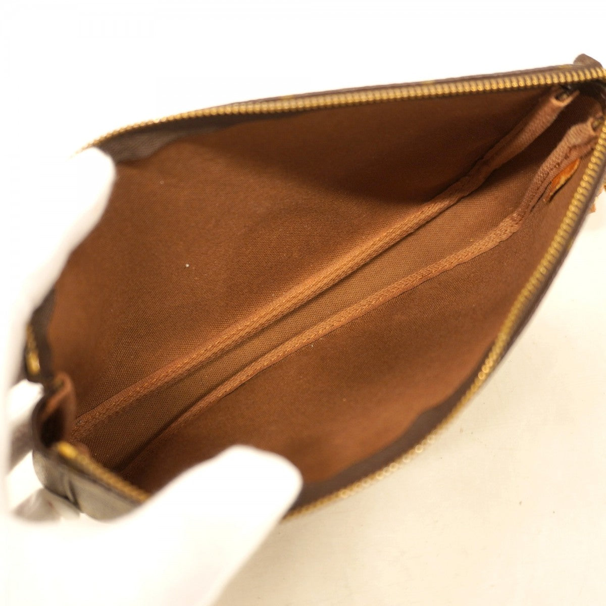 【6cd5068】ルイヴィトン ポーチ モノグラム ポシェットアクセソワール M51980 ブラウン【中古】レディース