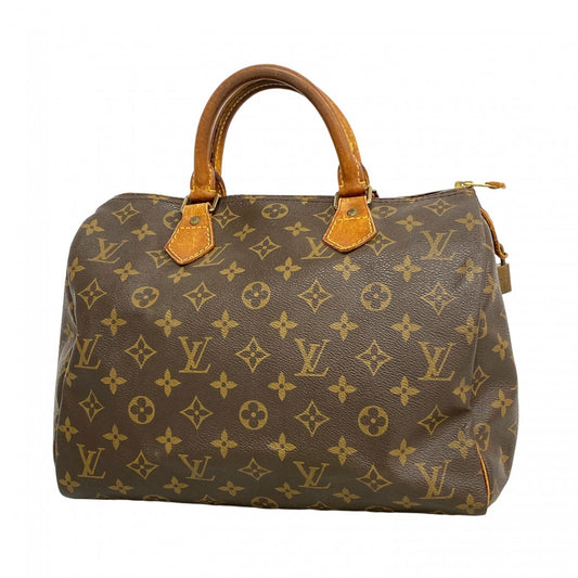 【6ce6216】ルイヴィトン ハンドバッグ モノグラム スピーディ30 M41108 ブラウン【中古】レディース