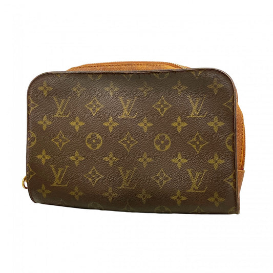 【6ce6365】ルイヴィトン クラッチバッグ モノグラム オルセー M51790 ブラウン【中古】メンズ