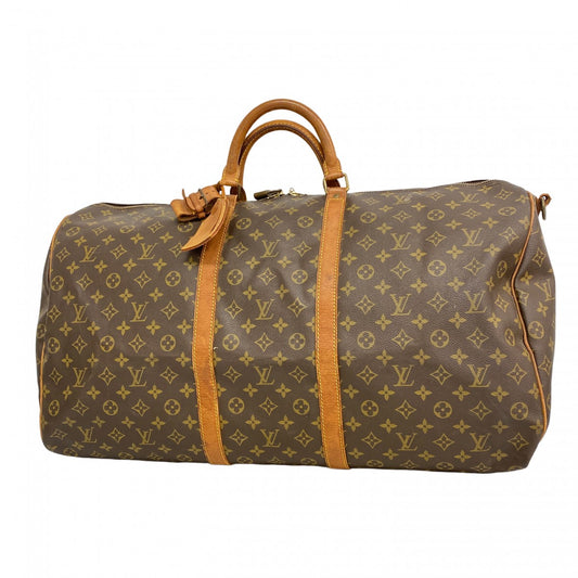 【6ce6366】ルイヴィトン ボストンバッグ モノグラム キーポルバンドリエール60 M41412 ブラウン【中古】メンズ レディース ユニセックス