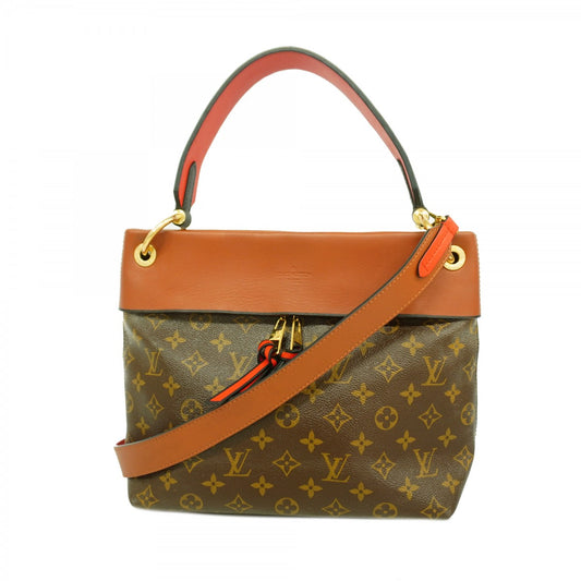 【6ce6437-k】ルイヴィトン ハンドバッグ モノグラム テュイルリーブザス M43157 キャメル ブラウン 2wayバッグ【中古】レディース