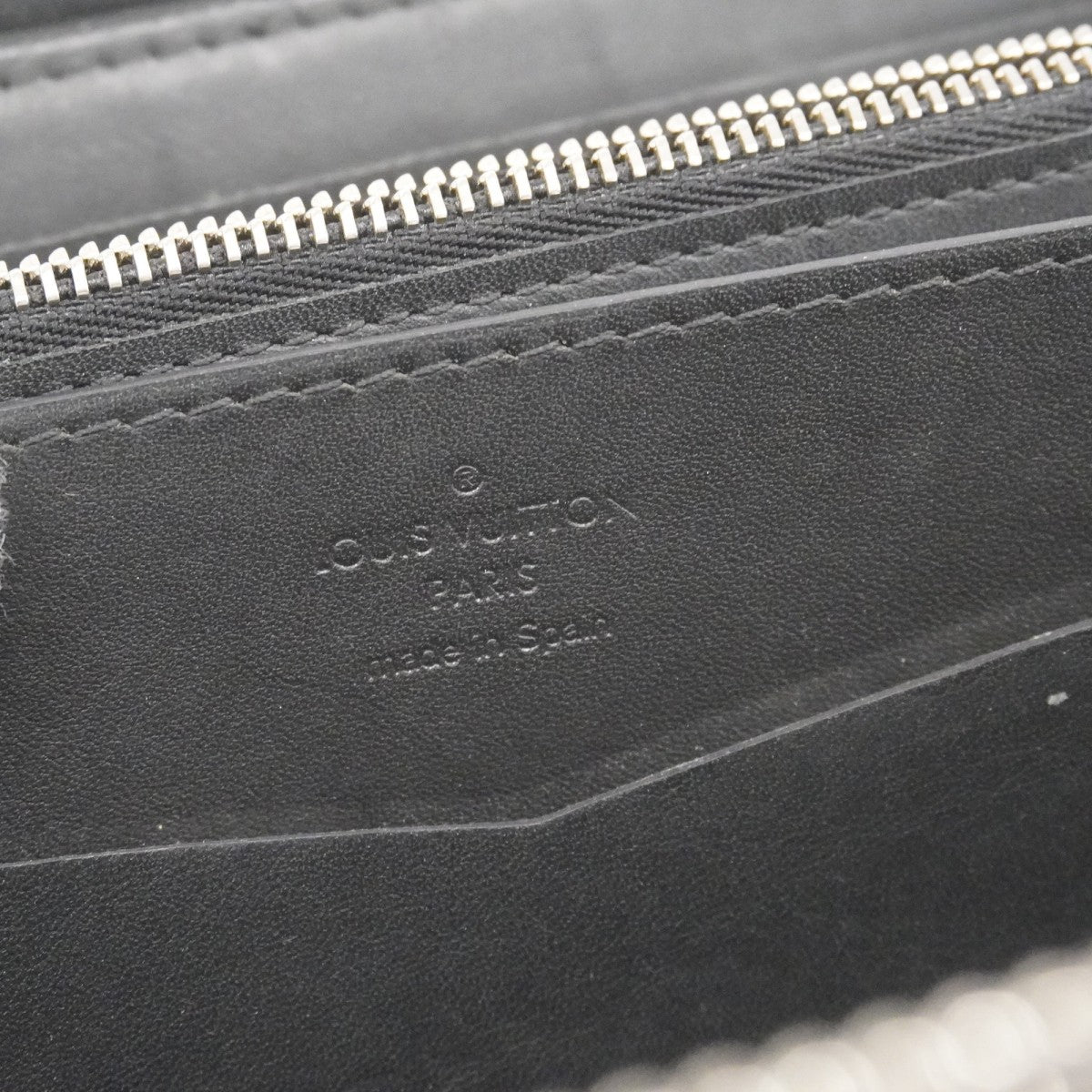 ★最終価格★SALE【6da0335-k】ルイヴィトン 長財布 ダミエ・コバルト ジッピーXL N41590 ブラック【中古】メンズ