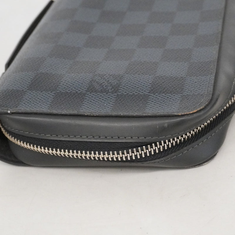 ★最終価格★SALE【6da0335-k】ルイヴィトン 長財布 ダミエ・コバルト ジッピーXL N41590 ブラック【中古】メンズ