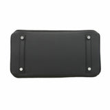 【6da0461-g】エルメス ハンドバッグ バーキン30 ヴォーエプソン ブラック シルバー金具 D刻印【中古】レディース