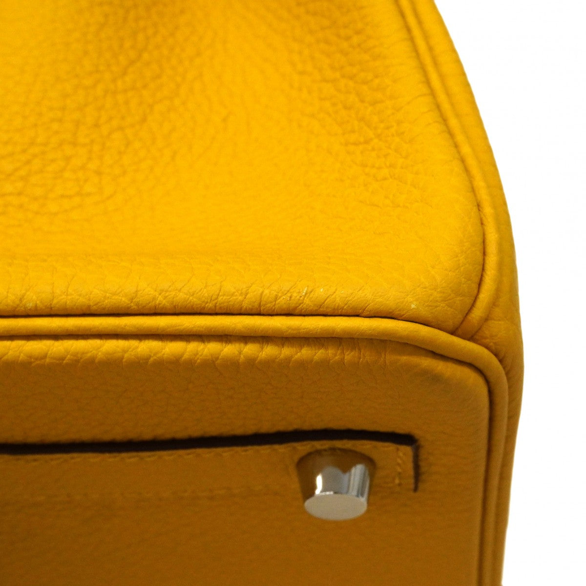 ★SALE【6da0678-g】エルメス ハンドバッグ バーキン30 トゴ ジョーヌアンブル シルバー金具 B刻印【中古】レディース