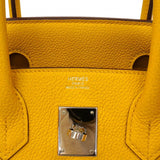 ★SALE【6da0678-g】エルメス ハンドバッグ バーキン30 トゴ ジョーヌアンブル シルバー金具 B刻印【中古】レディース