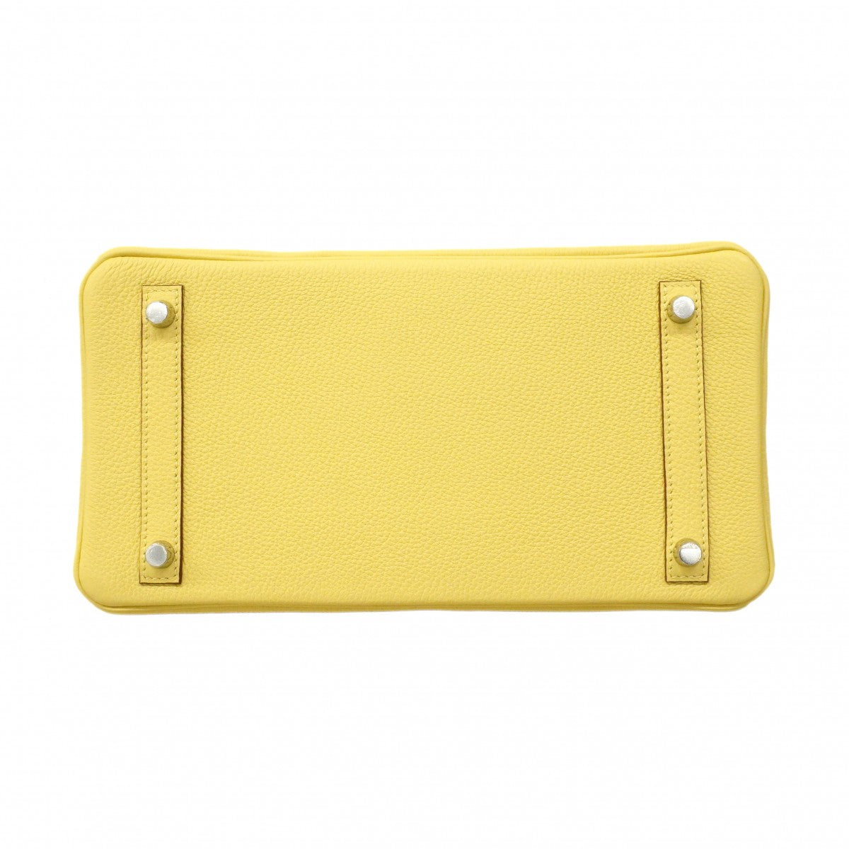 ★SALE【6da0743-g】エルメス ハンドバッグ バーキン30 トリヨンノビーヨ リモンチェッロ シルバー金具 G刻印【中古】レディース