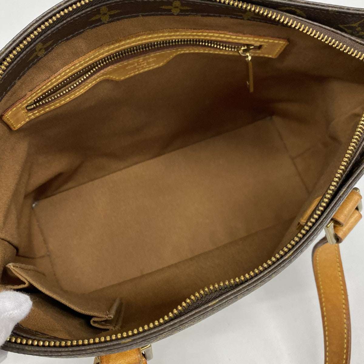 ★最終価格【6db1430】ルイヴィトン トートバッグ モノグラム カバピアノ M51148 ブラウン【中古】レディース