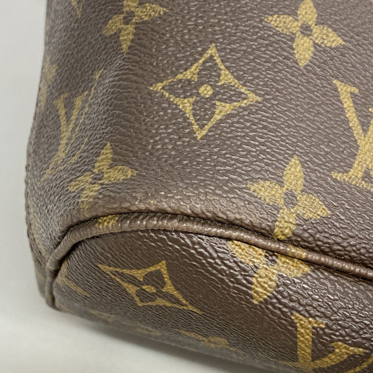 【6db1523】ルイヴィトン トートバッグ モノグラム ネヴァーフルPM M40155 ブラウン【中古】レディース