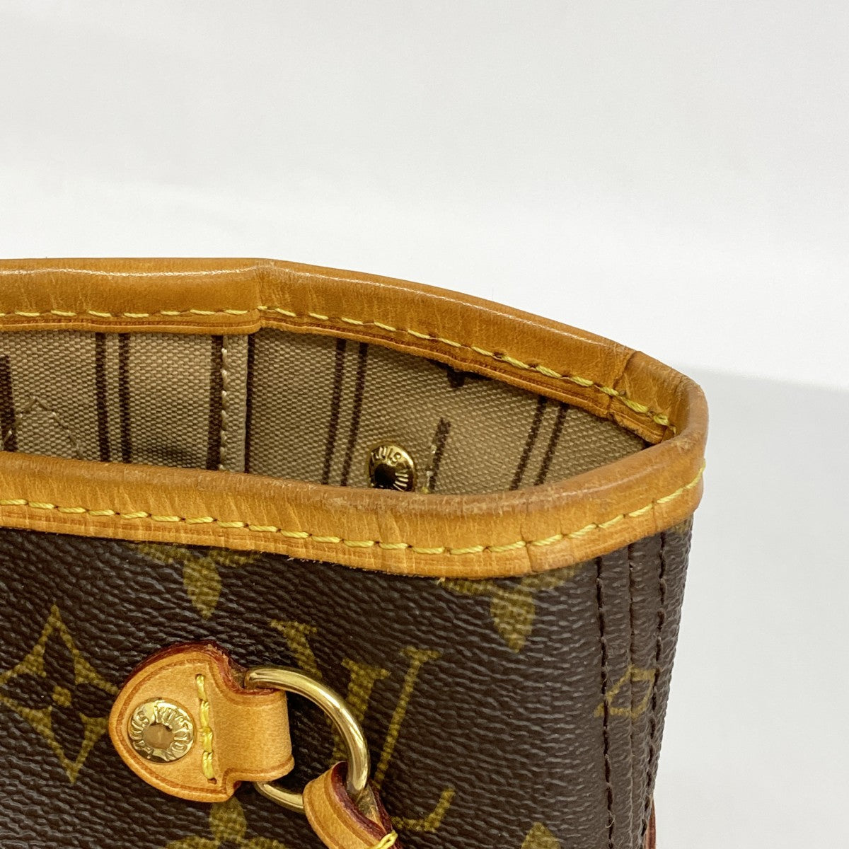 【6db1523】ルイヴィトン トートバッグ モノグラム ネヴァーフルPM M40155 ブラウン【中古】レディース
