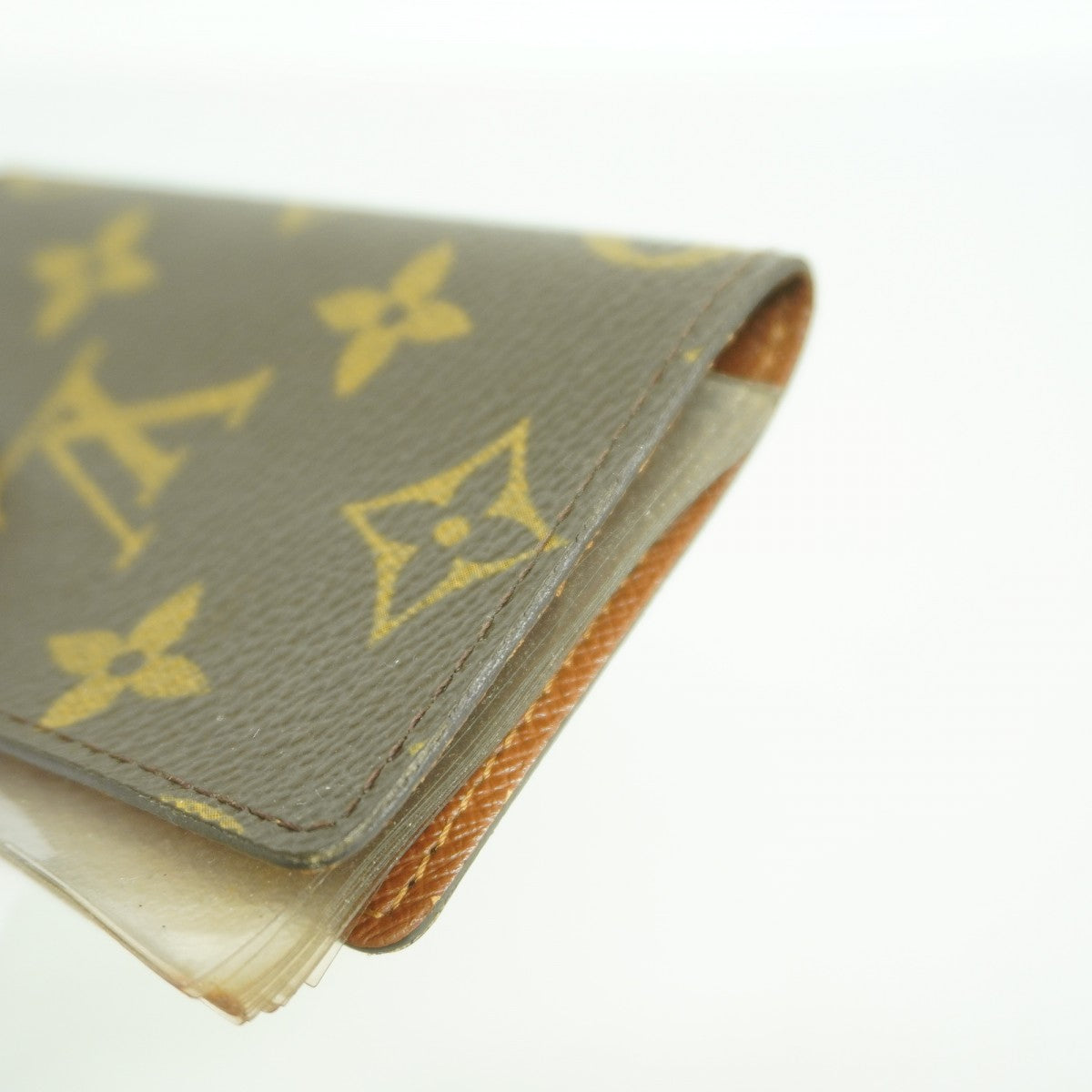 ★SALE【6db1617-k】ルイヴィトン カードケース モノグラム ポルトカルトクレディプレッシオン M60937 ブラウン【中古】メンズ レディース ユニセックス