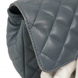 ★在庫処分★最終価格★SALE【6db1631-k】シャネル ハンドバッグ マトラッセ チェーンショルダー ラムスキン ブルー シャンパンゴールド金具 2wayバッグ【中古】レディース