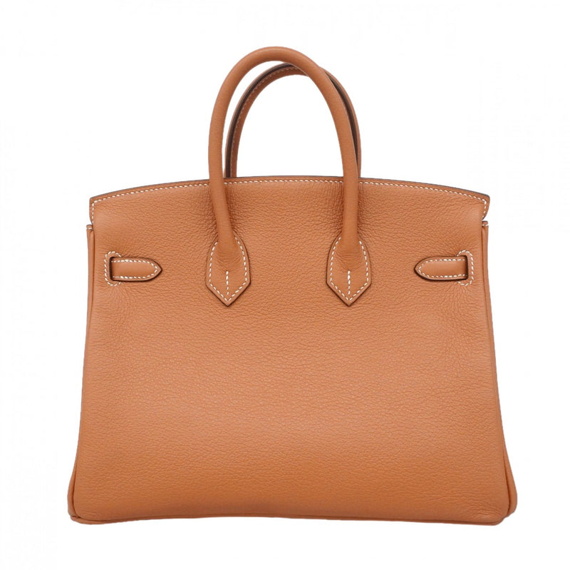 ★SALE【6db1742-g】エルメス ハンドバッグ バーキン25ヴェルソ トリヨンノビーヨ ゴールド エタン シルバー金具 Y刻印【中古】レディース