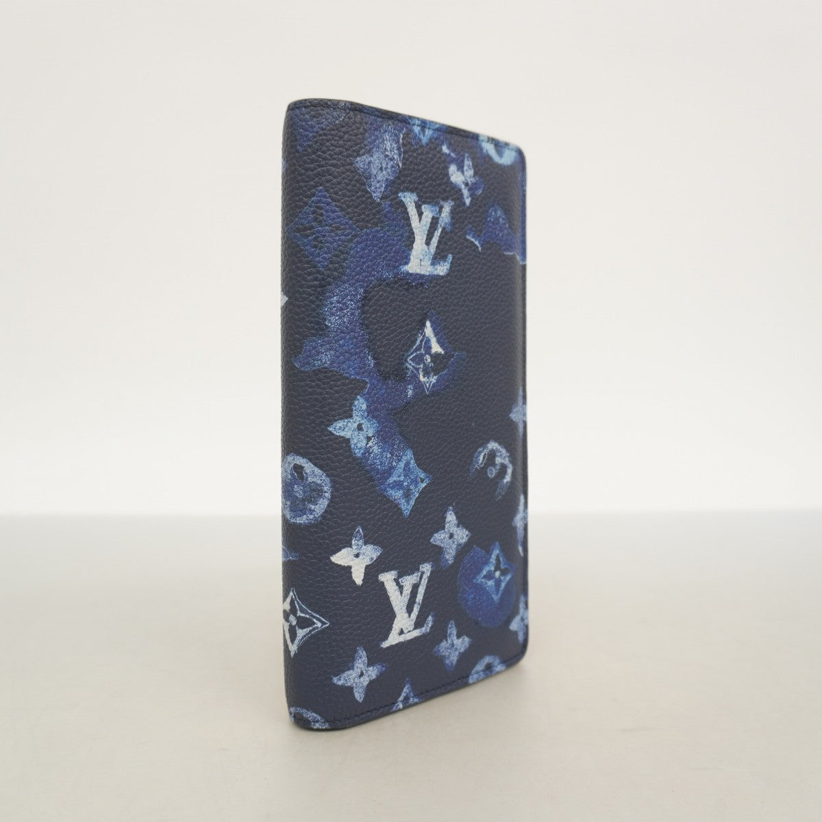 ★最終価格★SALE【6db1891-k】ルイヴィトン 長財布 モノグラム・ウォーターカラー ポルトフォイユブラザ NM M80465 ネイビー【中古】メンズ