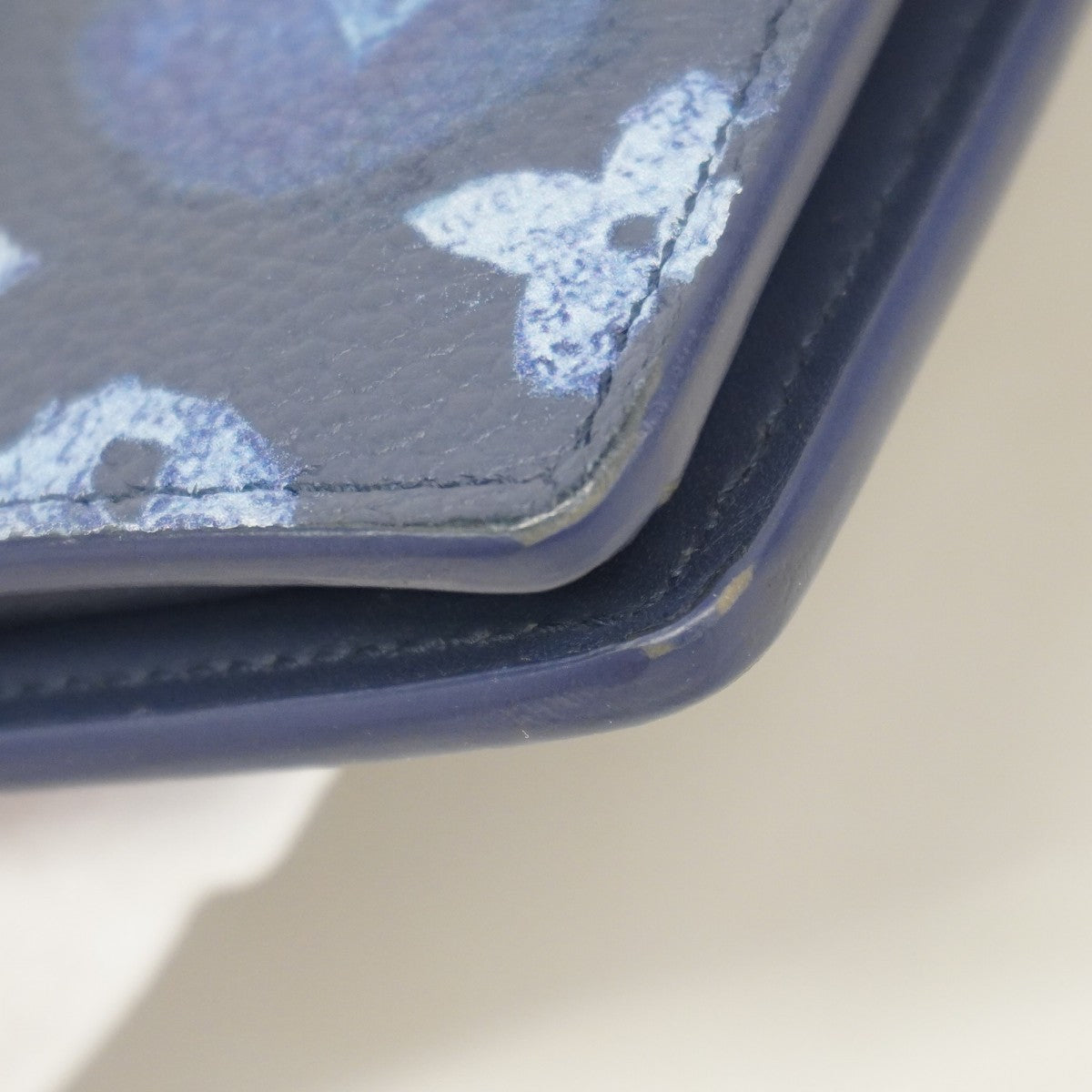 ★最終価格★SALE【6db1891-k】ルイヴィトン 長財布 モノグラム・ウォーターカラー ポルトフォイユブラザ NM M80465 ネイビー【中古】メンズ