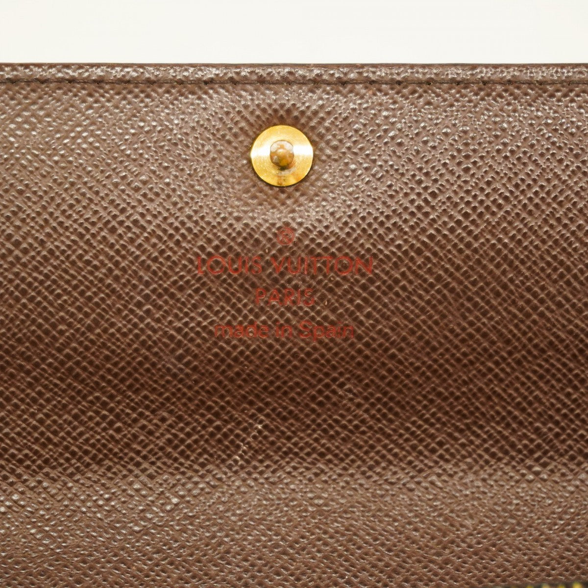 【6db2009】ルイヴィトン 長財布 ダミエ ポルトモネクレディ N61724 エベヌ【中古】レディース