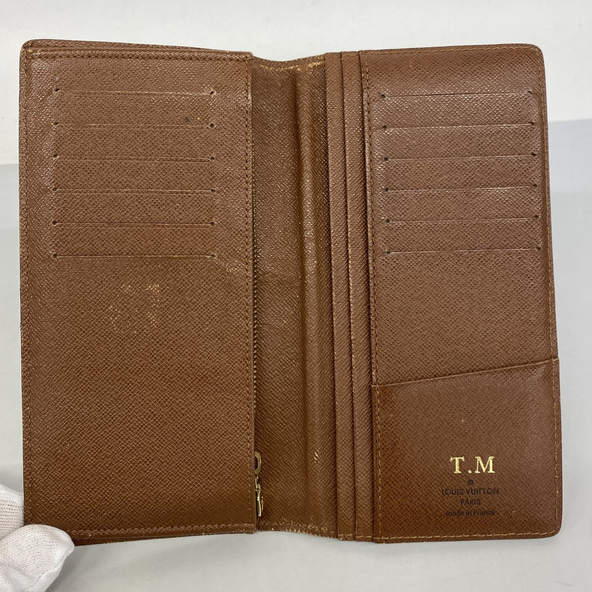★在庫処分★SALE【6dc2615】ルイヴィトン 長財布 モノグラム ポルトフォイユブラザ M66540 ブラウン 旧型【中古】メンズ