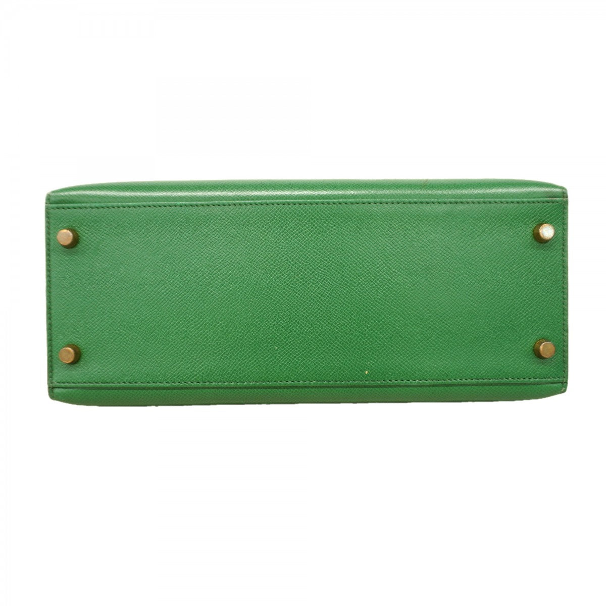 ★最終価格★SALE【6dc2749】エルメス ハンドバッグ ケリー28 クシュベル グリーン ゴールド金具 ○U刻印【中古】レディース