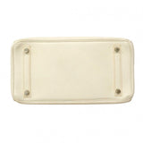 ★在庫処分★最終価格★SALE【6dc3110】エルメス ハンドバッグ バーキン30 トゴ ホワイト シルバー金具 □L刻印【中古】レディース