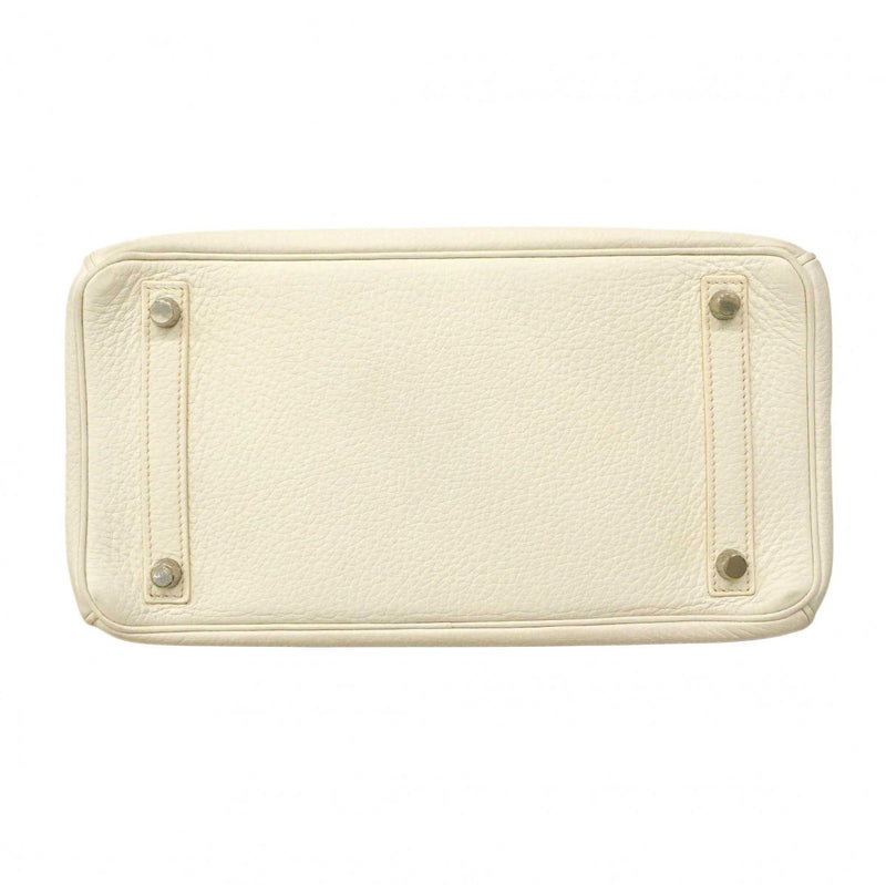 ★在庫処分★最終価格★SALE【6dc3110】エルメス ハンドバッグ バーキン30 トゴ ホワイト シルバー金具 □L刻印【中古】レディース