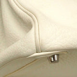 ★在庫処分★最終価格★SALE【6dc3110】エルメス ハンドバッグ バーキン30 トゴ ホワイト シルバー金具 □L刻印【中古】レディース