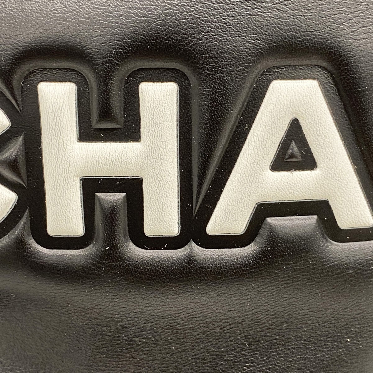 【6dc3130-k】シャネル トートバッグ カメリア ラムスキン ブラック シャンパンゴールド金具【中古】レディース