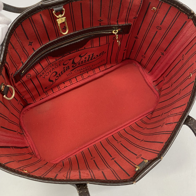 【6dc3658】ルイヴィトン トートバッグ ダミエ ネヴァーフルPM N51109 エベヌ【中古】レディース