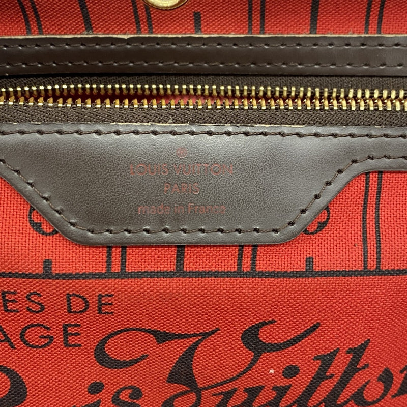 【6dc3658】ルイヴィトン トートバッグ ダミエ ネヴァーフルPM N51109 エベヌ【中古】レディース