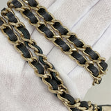 ★最終価格★SALE【6dc3766-k】シャネル リップケース マトラッセ ラムスキン ブラック シャンパンゴールド金具【中古】レディース
