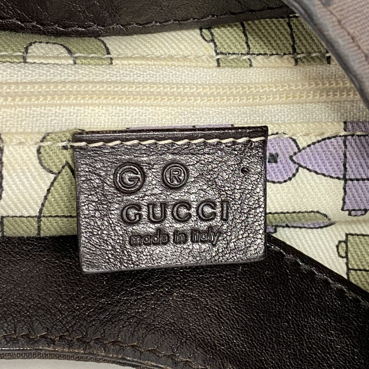 ★最終価格【6dc3786-k】グッチ ショルダーバッグ GGナイロン 257265 ナイロン ブラウン シルバー金具【中古】レディース