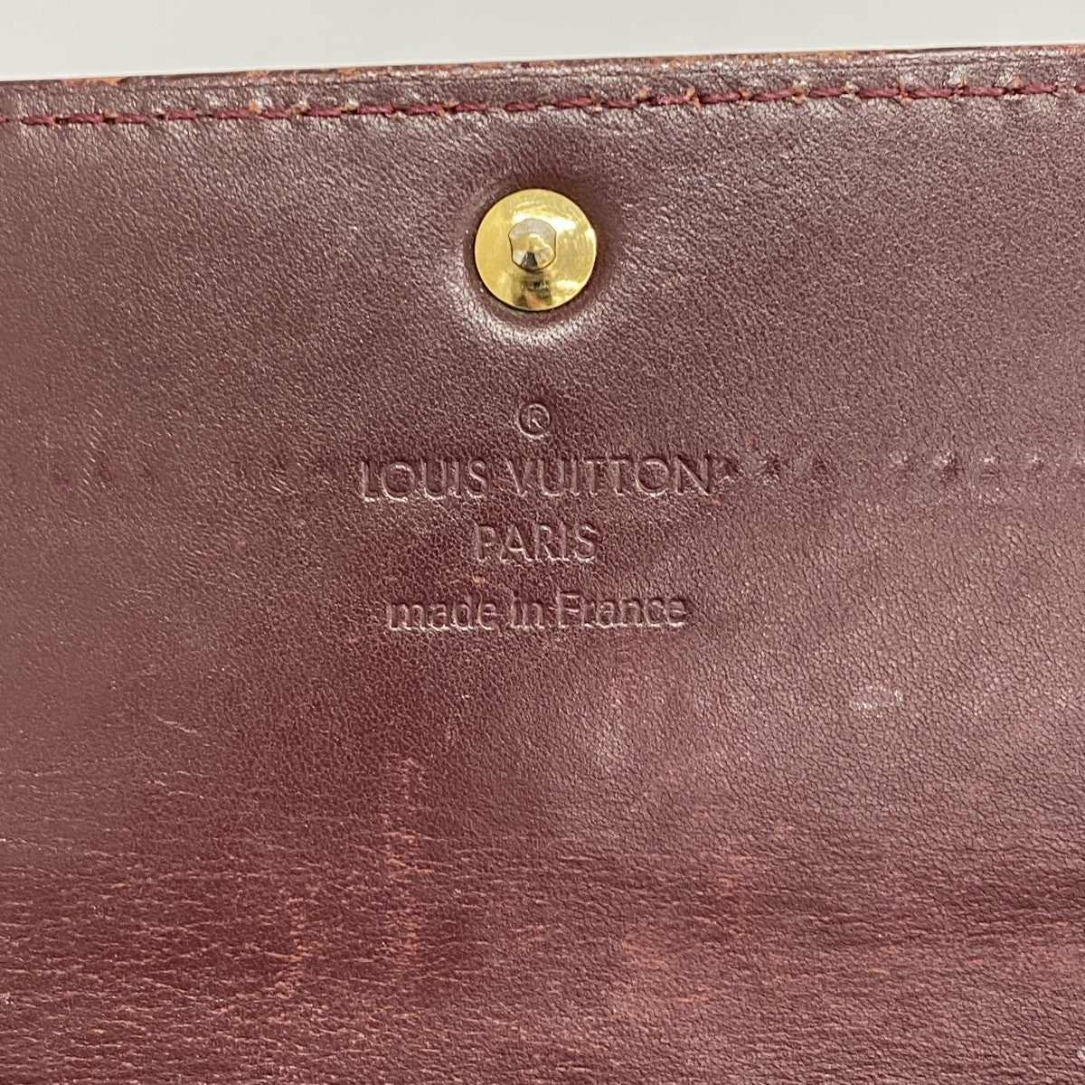 【6dc3958-k】ルイヴィトン 長財布 ヴェルニ ポルトフォイユサラ M91521 ルージュフォーヴィスト【中古】レディース