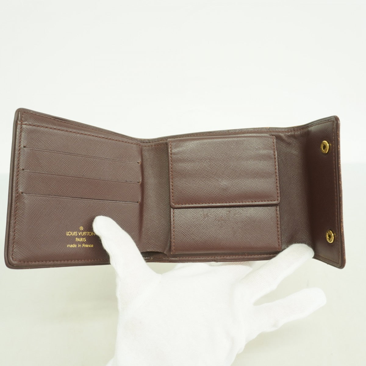 ★SALE【6dd4269-k】ルイヴィトン 三つ折り財布 モノグラム・ミニ ポルトビエカルトクレディモネ M92241 スリーズ【中古】レディース
