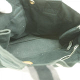 ★SALE【6dd4407-k】エルメス トートバッグ フールトゥPM キャンバス ブラック グレー シルバー金具【中古】メンズ レディース ユニセックス