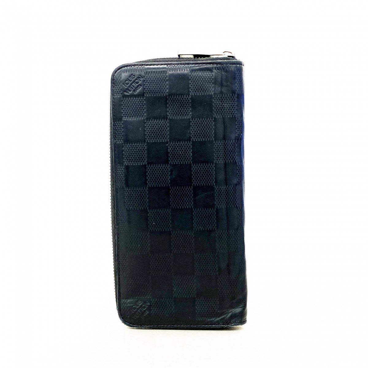 ★SALE【6dd4453-k】ルイヴィトン 長財布 ダミエ・アンフィニ ジッピーウォレットヴェルティカル N63548 オニキス【中古】メンズ