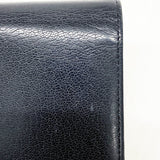 ★SALE【6dd4460-k】シャネル カードケース レザー ブラック ゴールド金具【中古】レディース