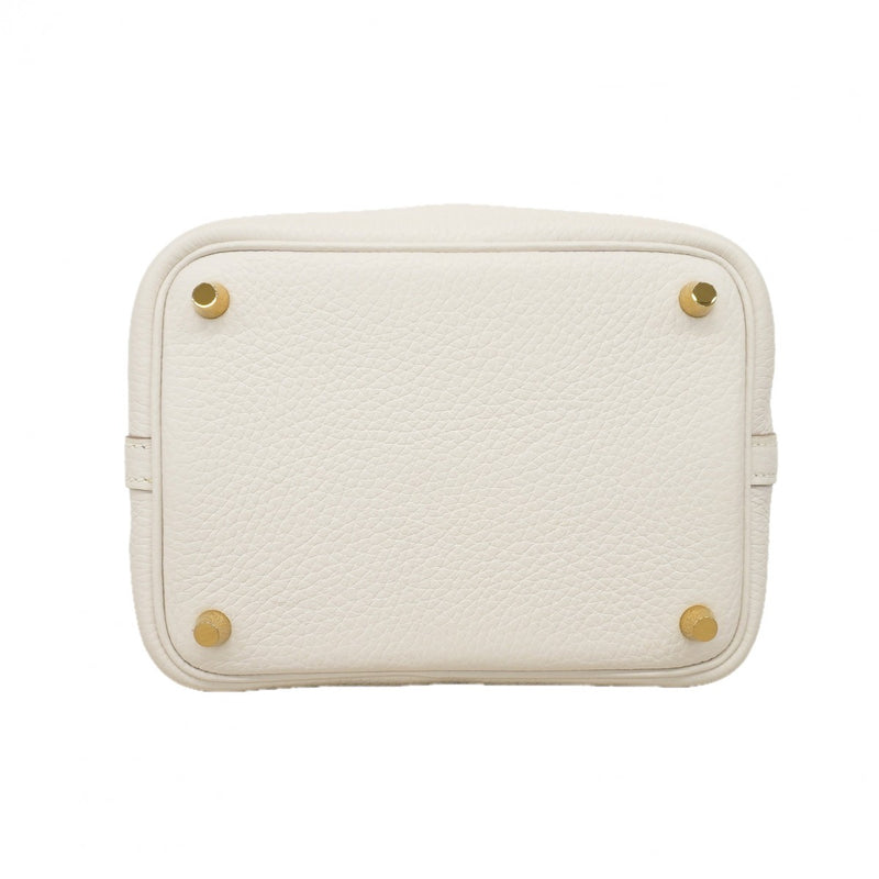 ★最終価格★SALE【6dd4573】エルメス ハンドバッグ ピコタンロックPM トリヨンクレマンス グリペール ゴールド金具 W刻印【中古】レディース