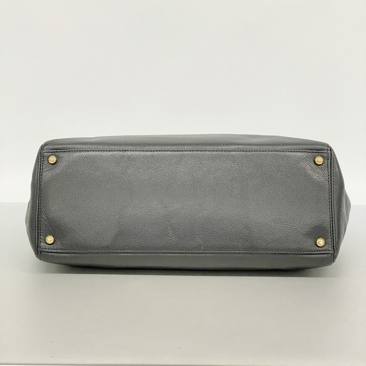 【6dd4623-k】シャネル トートバッグ エグゼクティブ レザー ブラック ゴールド金具【中古】レディース