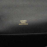 ★SALE【6dd4851-g】エルメス ハンドバッグ ポシェットケリー スイフト ブラック ゴールド金具 W刻印【中古】レディース