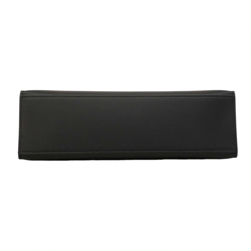 ★SALE【6dd4851-g】エルメス ハンドバッグ ポシェットケリー スイフト ブラック ゴールド金具 W刻印【中古】レディース