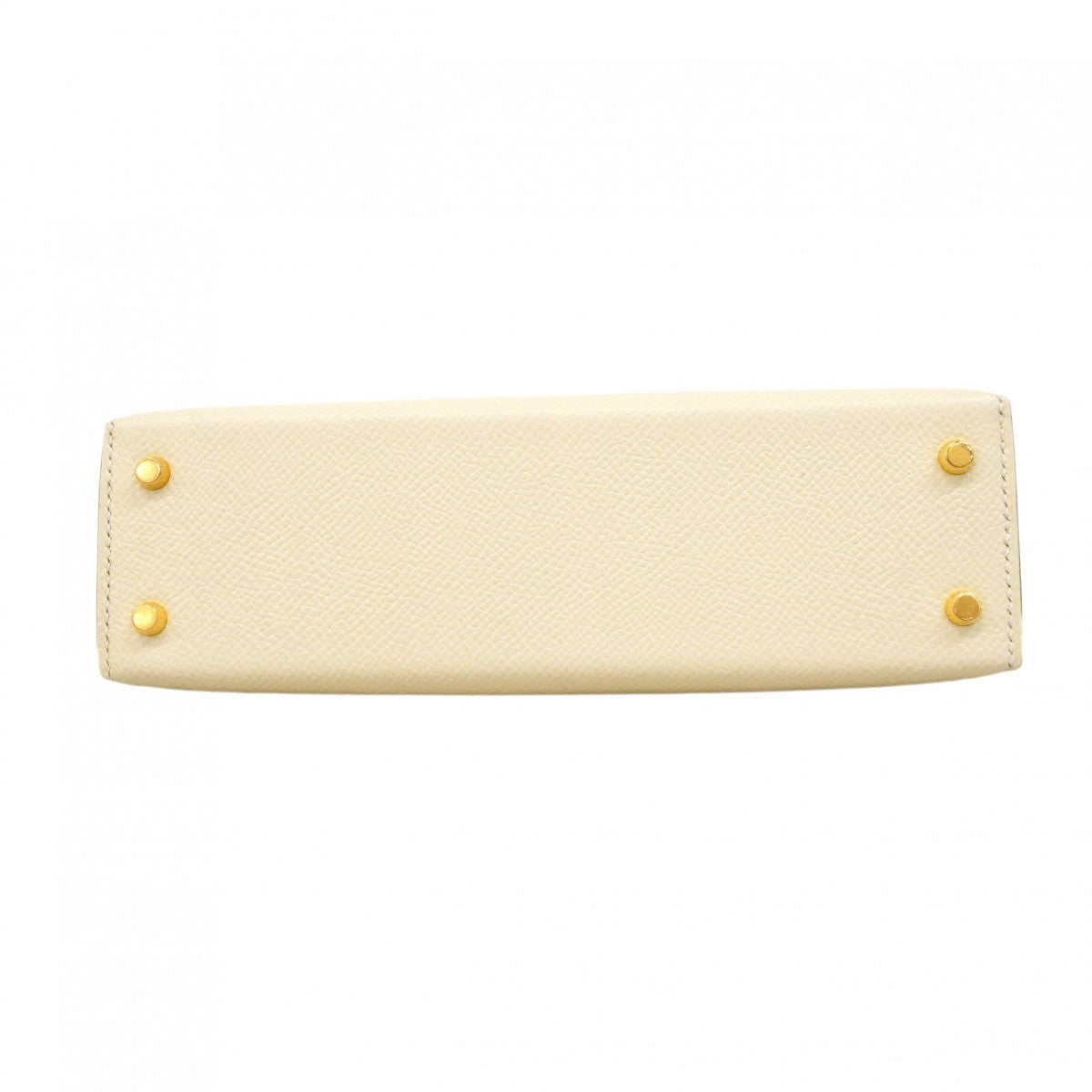 ★SALE【6dd4852-g】エルメス ハンドバッグ ミニケリー2 ヴォーエプソン ナタ ゴールド金具 B刻印 2wayバッグ【中古】レディース