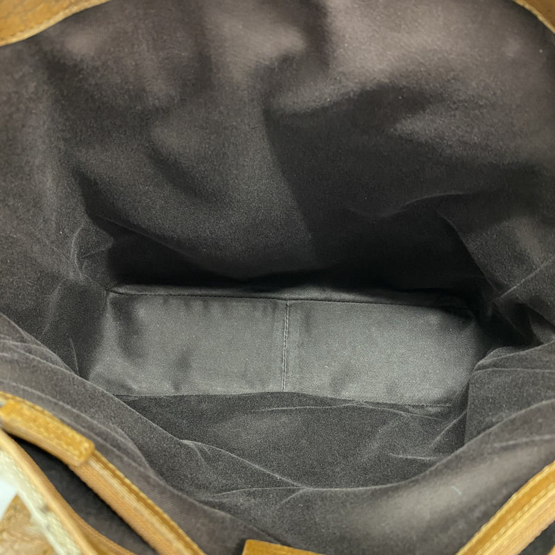 ★SALE【6dd5007】グッチ トートバッグ GGキャンバス 112530 キャンバス ブラウン ゴールド金具【中古】レディース
