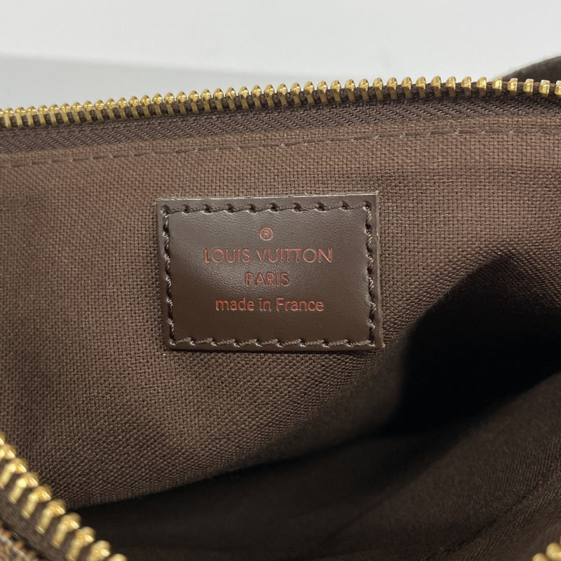 【6dd5093-k】ルイヴィトン ショルダーバッグ ダミエ ポシェットプラット ブルックリン N41100 エベヌ【中古】レディース