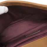 ★SALE【6de5598-k】シャネル ショルダーバッグ マトラッセ Wチェーン スパークルレザー ブラウン シルバー金具【中古】レディース