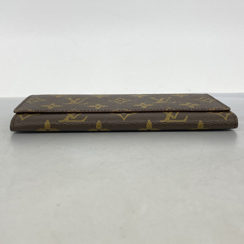 ★SALE【6de5636】ルイヴィトン 長財布 モノグラム ポルト円3カルトクレディ M61818 ブラウン【中古】レディース