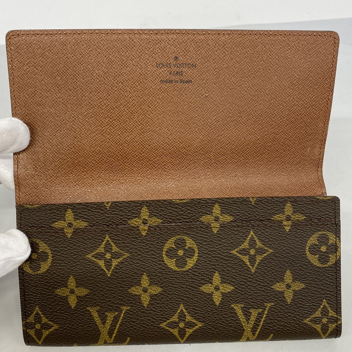 ★SALE【6de5636】ルイヴィトン 長財布 モノグラム ポルト円3カルトクレディ M61818 ブラウン【中古】レディース
