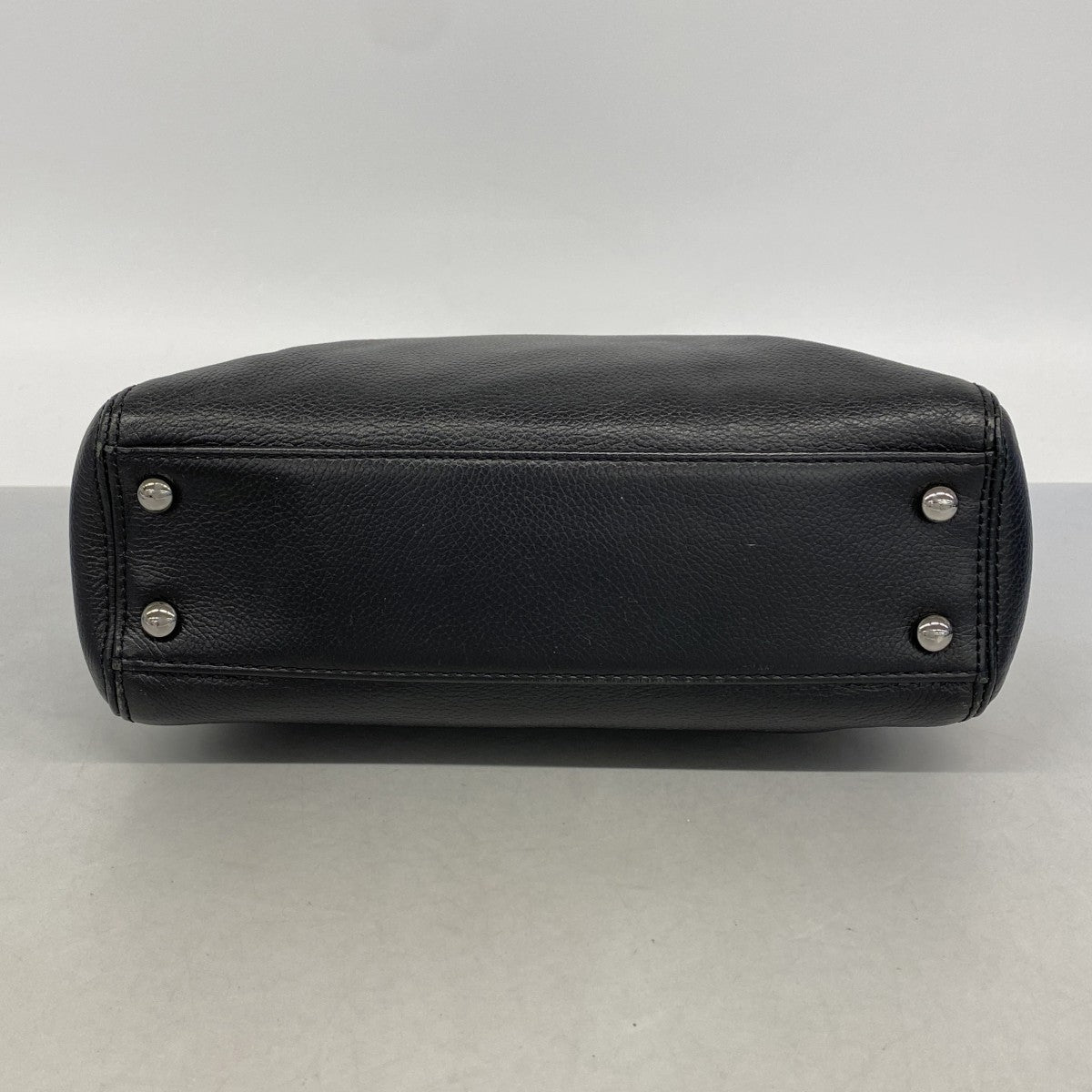 【6de5665-k】シャネル トートバッグ エグゼクティブ レザー ブラック シルバー金具【中古】レディース