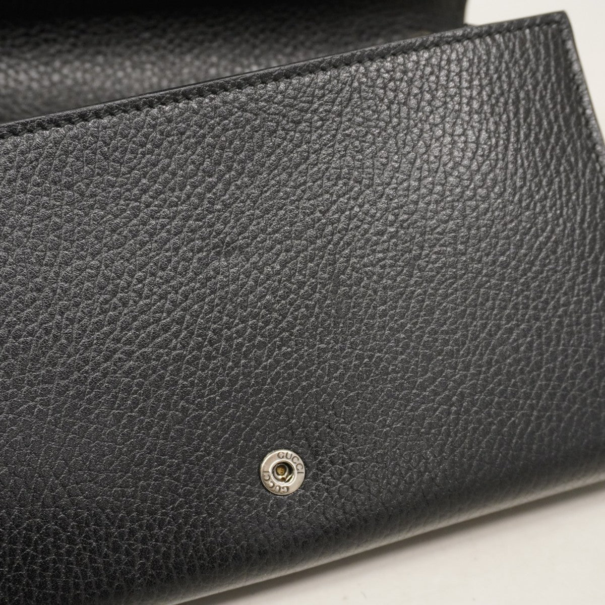 ★最終価格【6de5789-k】グッチ ショルダーウォレット デュオニュソス 401231 レザー ブラック シルバー金具【中古】レディース