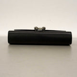 ★最終価格【6de5789-k】グッチ ショルダーウォレット デュオニュソス 401231 レザー ブラック シルバー金具【中古】レディース